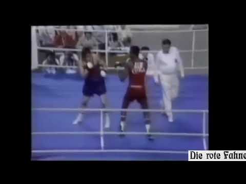 Teofilo Stevenson Cuba vs Mircea Simon Romania 1976 montreal heavyweight boxing olympics final