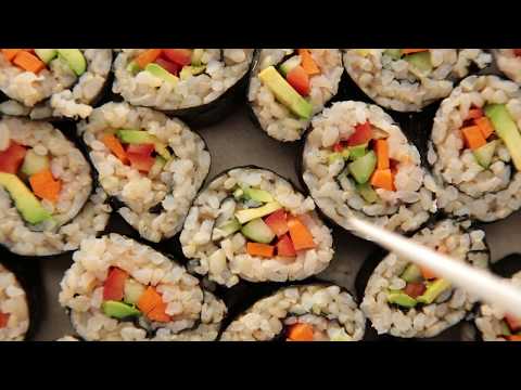 Vegetable Brown Rice Sushi | Forks Over Knives