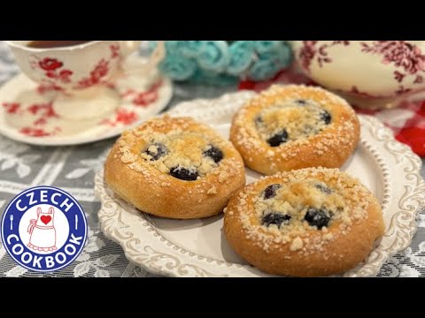 Blueberry Kolache Recipe - Borůvkové Koláče - Czech Cookbook