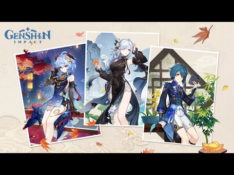 Outfit Teaser: Teyvat Style – Bathed in Heavenly Moonlight | Genshin Impact