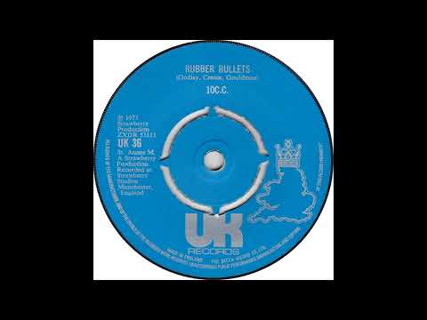 UK New Entry 1973 (101) 10cc - Rubber Bullets