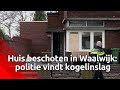 Huis beschoten in Waalwijk: politie vindt kogelinslag