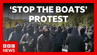 Masked protesters block UK's Dover port, demanding halt to asylum boat crossings