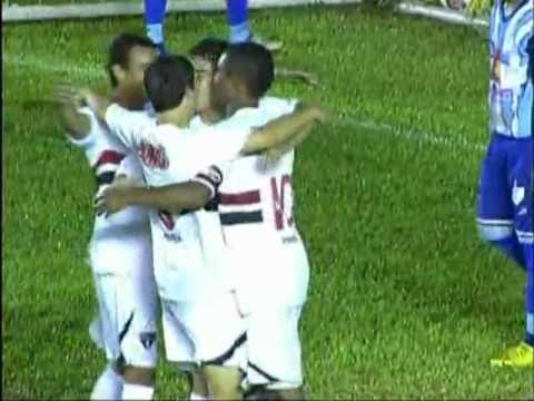 São Paulo 5 X 0 JI-Paraná (RO) - Copa SP Júnior 2011 - 05/01/11 - GOLS