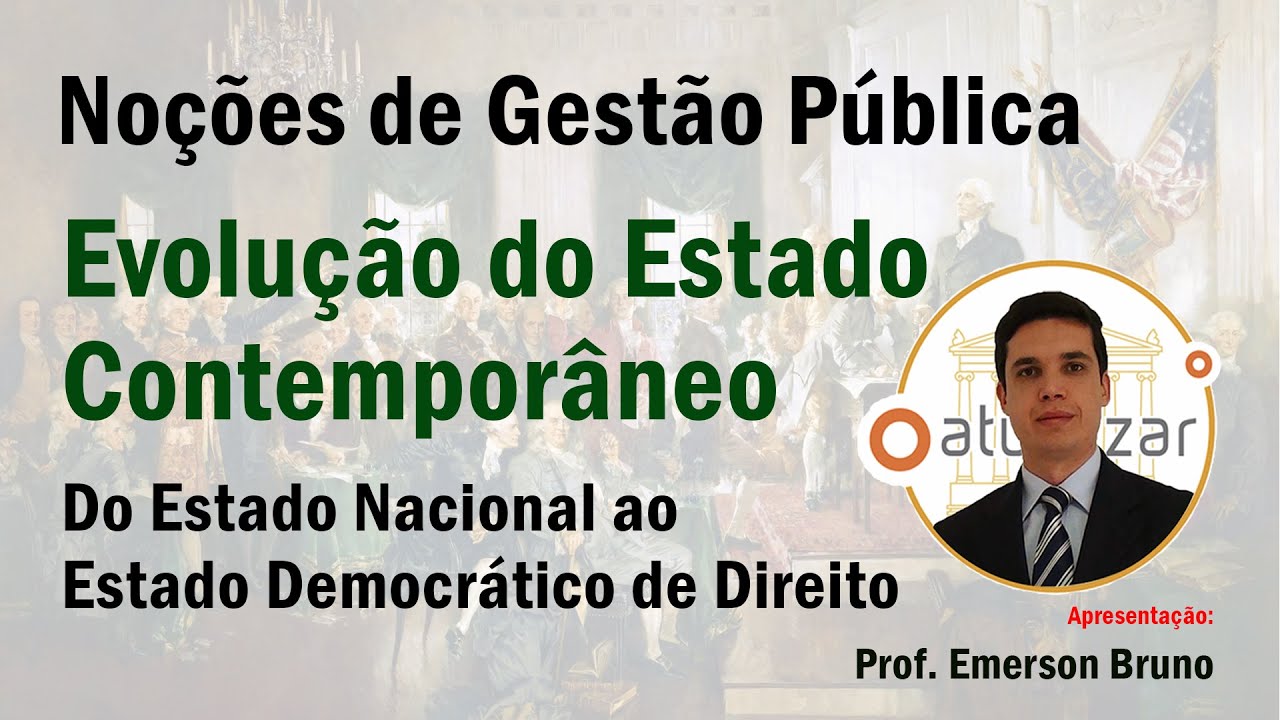 Evolução do Estado Moderno (Síntese: TGE + Constitucional + Gestão Pública)