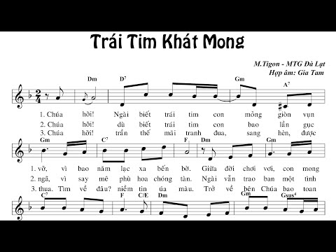 Trái Tim Khát Mong | Sr. M. Tigon | Music PDF