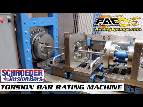 Torsion Bar Force Testing Machine - PAC Racing Springs