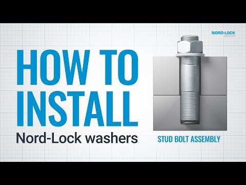 How to Install Nord-Lock Washers - Stud Bolt Assembly