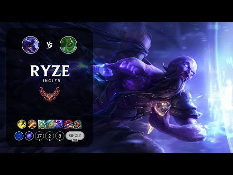 Ryze Jungle vs Zac - EUW Grandmaster Patch 13.1