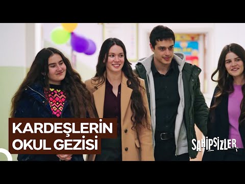 Kardeşler, Samet ve Balım'ı Okula Götürdü | Sahipsizler 15. Bölüm