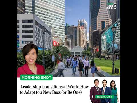 Morning Shot:  Leadership Transitions at Work: How to Adapt to a New Boss (or Be One) — video featuring Adeline Tiah