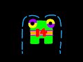 Sesame Street Abstract Count 14 My Version Remastered