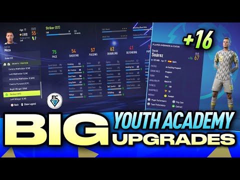 BIG Youth Academy UPGRADES (FIFA 22)