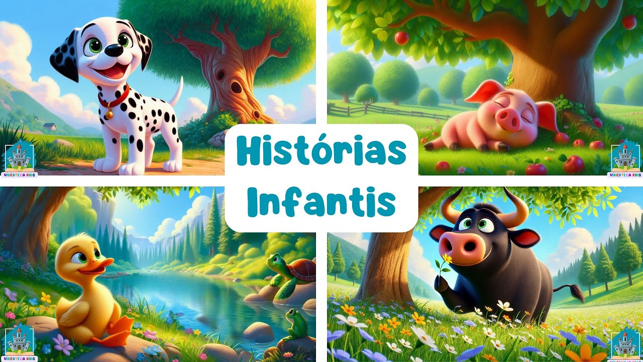 HISTÓRIAS INFANTIS COM ANIMAIS - FÁBULAS #historiainfantilparadormir #historinha #historiainfantil