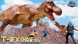 New Hollywood Movie (2023)  Dinosaur Attack | T-rex Chase 5 | Jurassic Park 5 | Dinosaur | Ms.Sandy