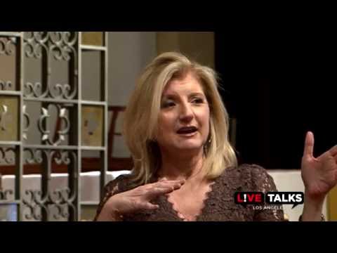 Arianna Huffington at Live Talks Los Angeles; in conversation with Michael Lynton