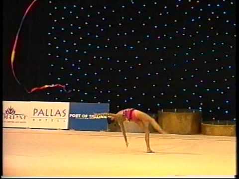 Mustafayeva  Samira (AZE)  ribbon    Miss Valentine 2011