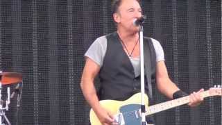 springsteen opening zurigo 9 7 2012  don&#39;t look back + badlands hd!