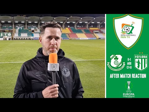 Shamrock Rovers 0-1 Flora Tallinn (Agg 2-5) | Europa Conference League | Stephen Bradley's Reaction