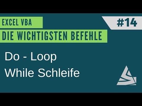 EXCEL VBA The most important commands #14 - Do While Loop - Loops / Introduction to Excel VBA