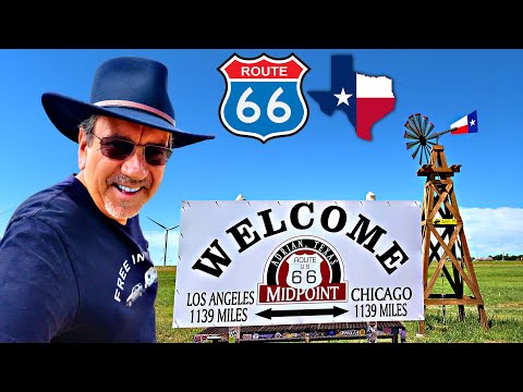Driving Route 66 Through Texas 🚐 Amarillo, Cadillac Ranch & the Halfway Point