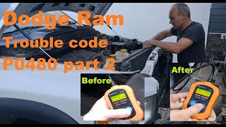 Dodge Ram 1500, 2500 - How to fix A/C P0480 part 2