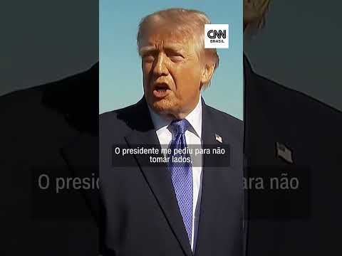 Trump diz que Lula pediu que ele não tomasse partido na eleição brasileira