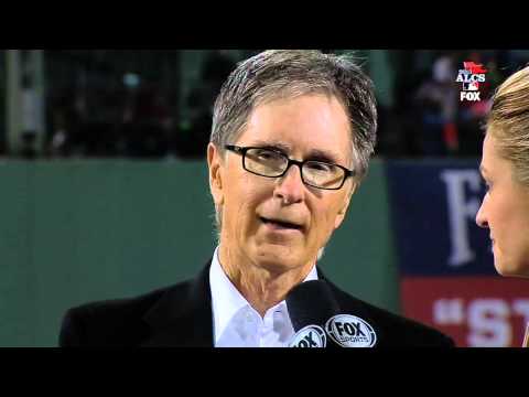 2013/10/20 Red Sox receive AL trophy