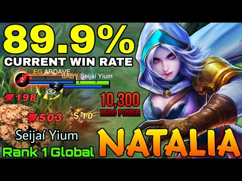 10,300 Hero Power Natalia 89,9% Current Win Rate - Top 1 Global Natalia by Seijaí Yium - MLBB