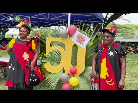 PNG 50th Independence Anniversary celebration- Honiara