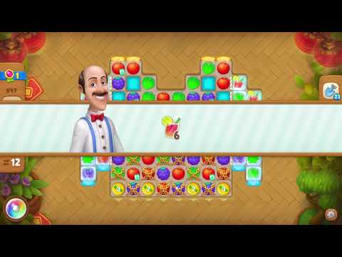 Gardenscapes 847 Level - 12 moves - NO BooSTERS