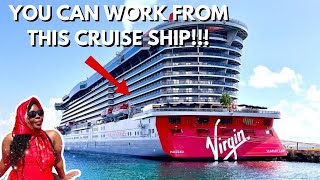 ONE MONTH ON VIRGIN VOYAGES CRUISE SHIP AS A REMOTE WORKER