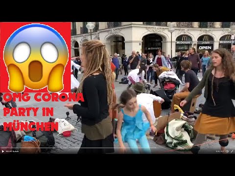 😱Corona Party😱 gegen die Corona Verordnungen am Stachus in München #coronaparty #corona #StayAtHome