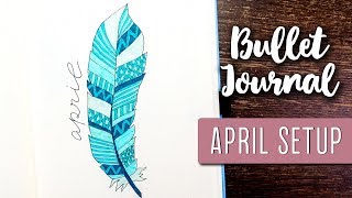 APRIL plan with me | BULLET JOURNAL setup 2019 | deutsch