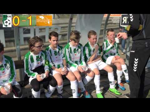 26 maart 2015,  bekerwedstrijd SHH E1 -  SV Budel E1