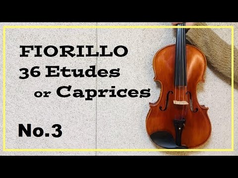 [Etude Challenge]FIORILLO 36 Etudes or Caprices No.3
