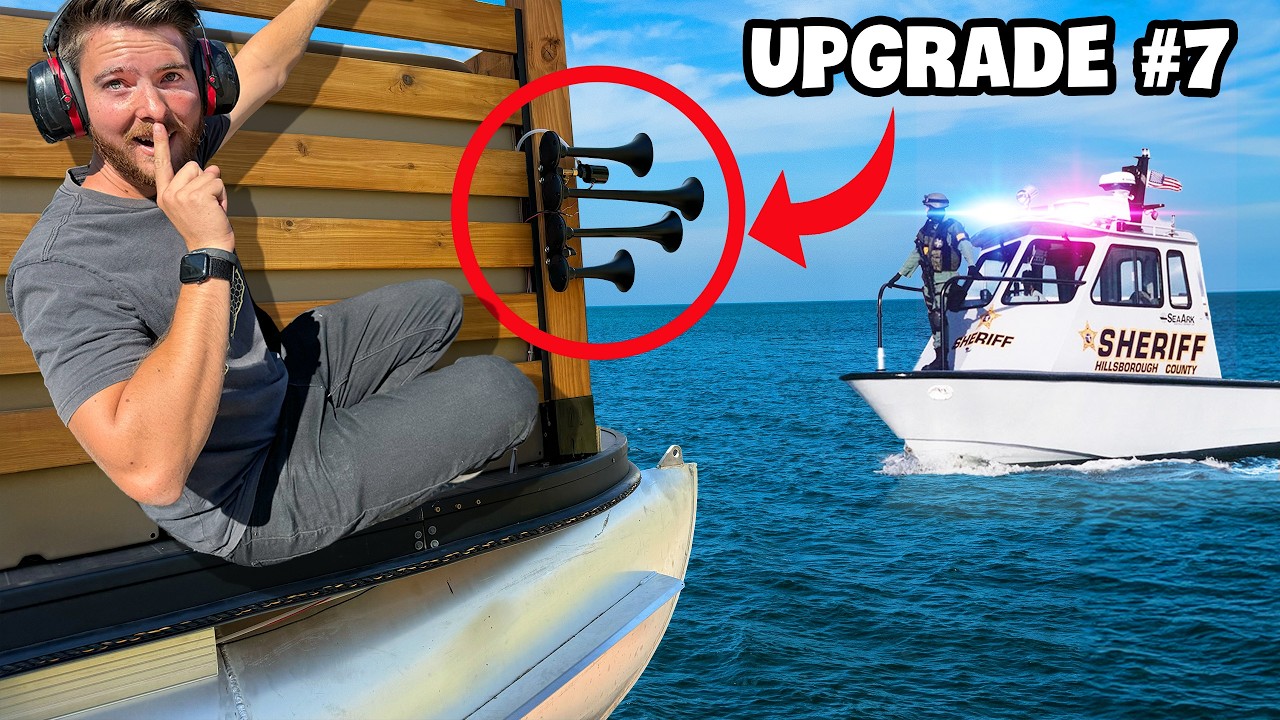 We Added 10 SECRET Upgrades to our Homemade Houseboat!
