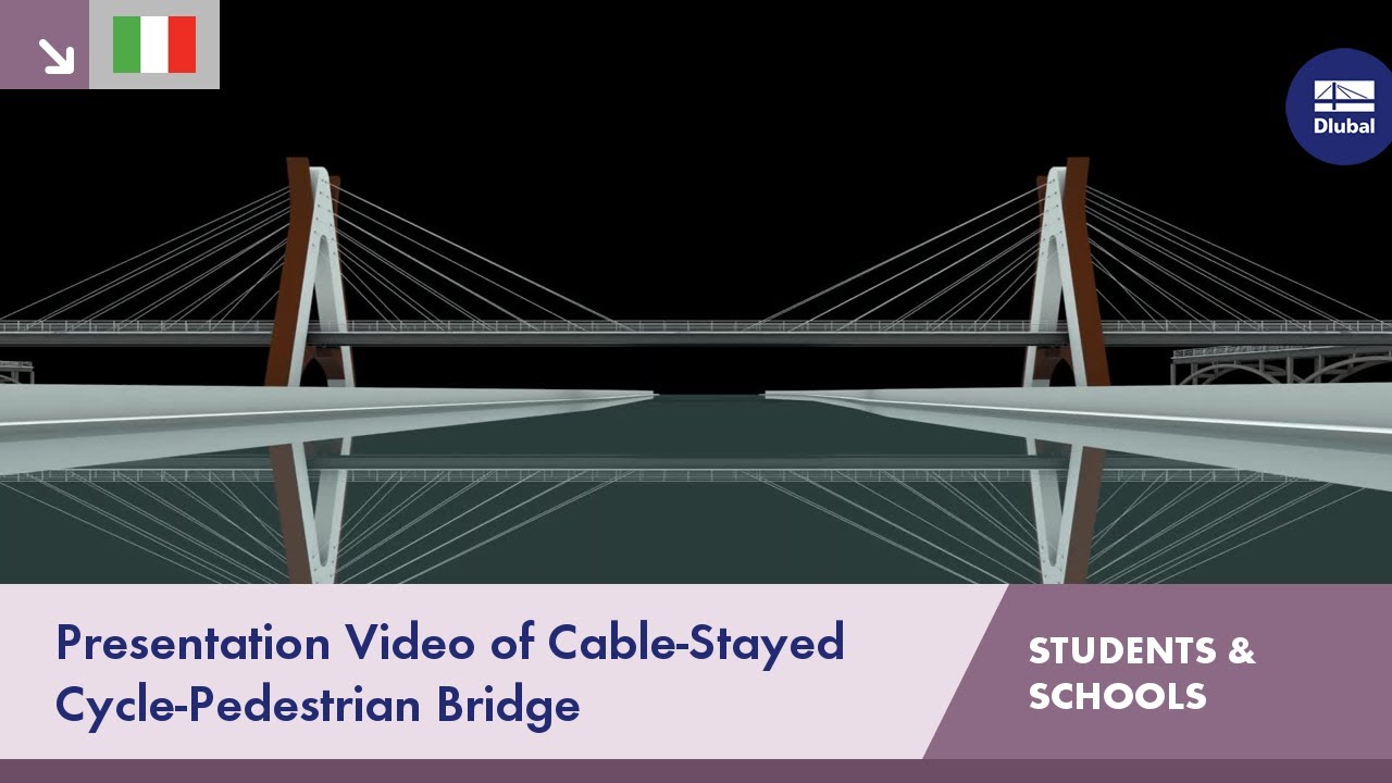 Presentation Video of Cable-Stayed Cycle-Pedestrian Bridge