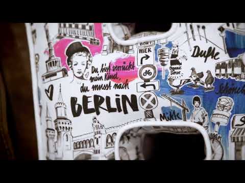 Städtekissen Berlin von KENTMADE