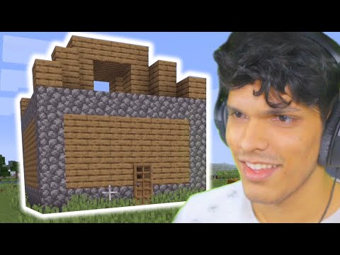 i finally made a house in MINECRAFT
