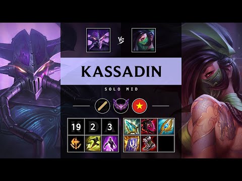 Kassadin Mid vs Akali - VN Master Patch 25.17