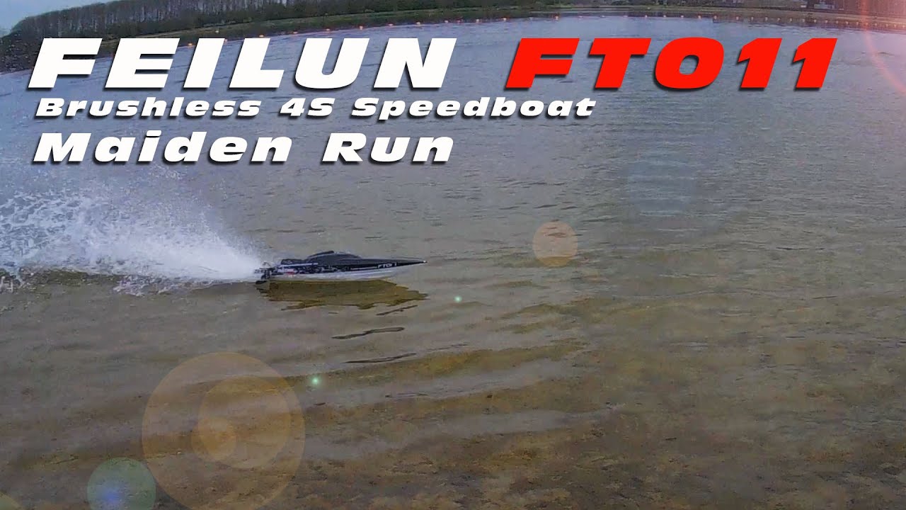 RC loď FT011, černá