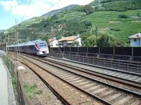 07.07.2018. TRENO ETR 526 TRENTINO IN TRANSITO A CARDANO (BZ).