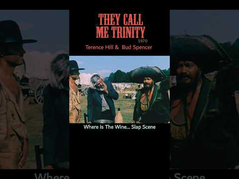 Terence Hill & Bud Spencer in "They Call Me Trinity" 1970 Slap Scene #fyp #western #film #shorts
