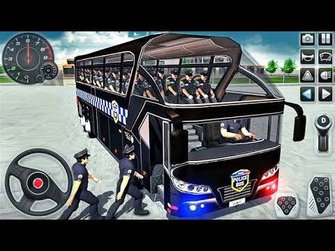 us police bus mountain driving simulator - Android Gameplay