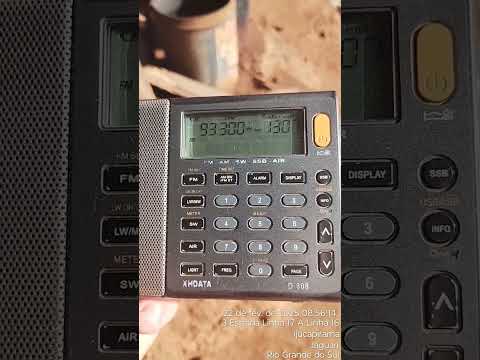 93.3 FM Porto Alegre/RS ouvida no interior de Jaguari/RS #radio #dxfm #fm