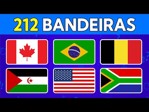 ADIVINHE TODAS as Bandeiras do Mundo 🌍 | Adivinhe o País pela Bandeira | Mestre Quiz