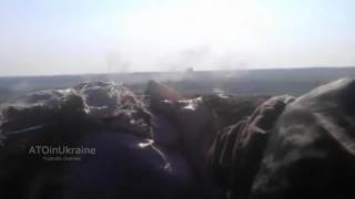 Русские фашисты ведут обстрел Украинского села Желанное 03 06 15