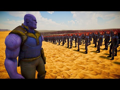 20 MILLION BLACK WIDOW vs 5,000 THANOS | UEBS 2