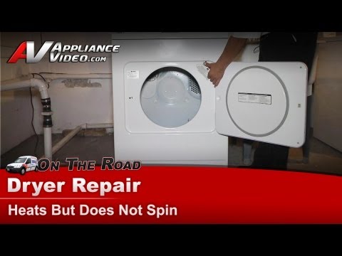 Kenmore Dryer Repair - Heats but Does Not Spin - Belt